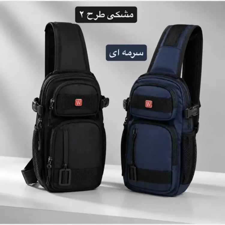کیف مردانه اسپرت روزمره پارچه ای جیب دار