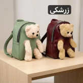 کوله پشتی چرم مصنوعی روزمره زنانه ابعاد 22 در 17 سانتیمتر