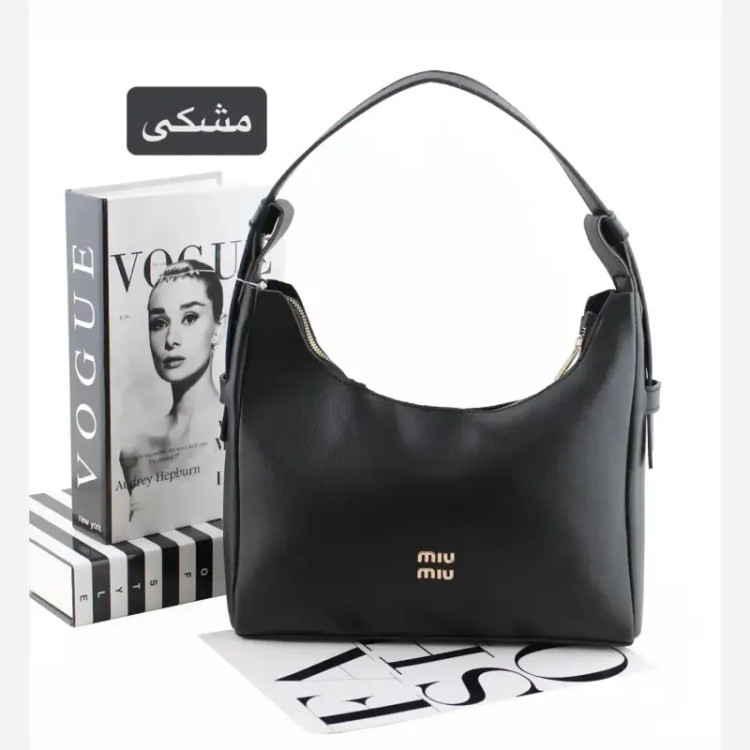 کیف زنانه چرم مصنوعی اسپرت روزمره مدل زیپدار