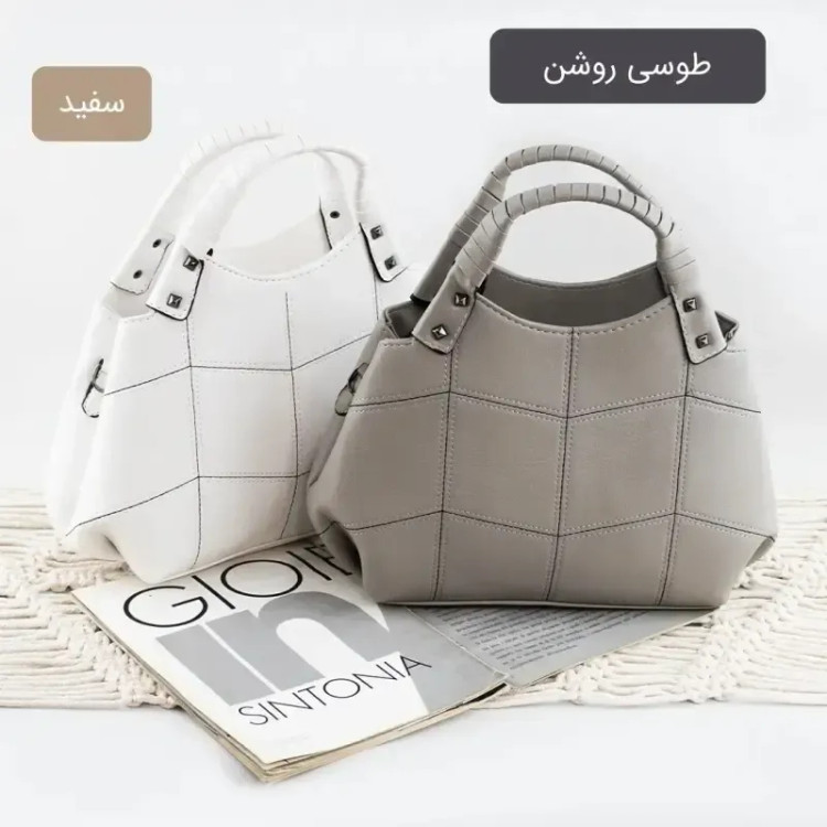 کیف زنانه چرم مصنوعی روزمره بند بلند