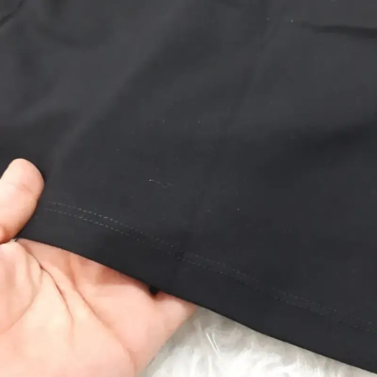 تیشرت لش مشکی دخترانه و پسرانه پنبه سوپر تیپ لاکرا سایز 50 تا 65