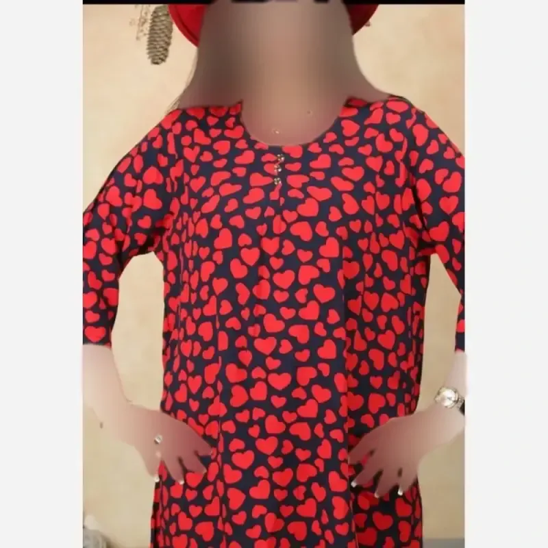 تونیک بلند نخی قواره دار خنک سایز بزرگ زنانه روژان