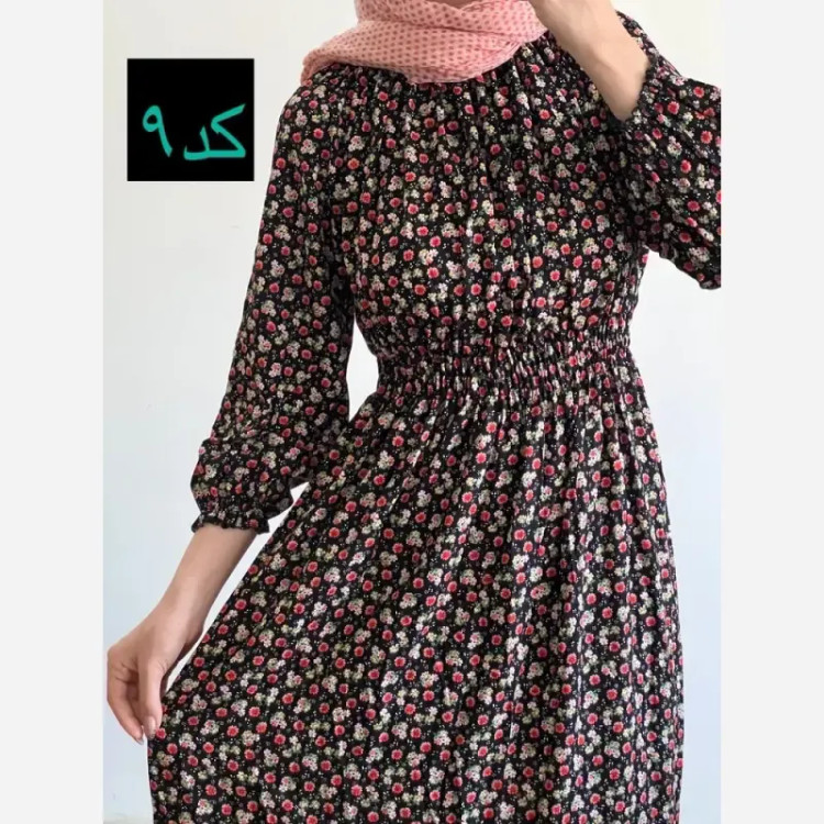 ساحلی نخی طرح دار ماچ خنک و تابستانه فری سایز
