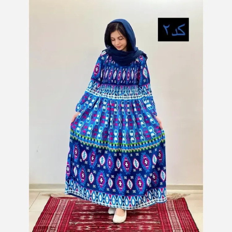 ساحلی کریشه هندی نخ وارداتی فری سایز کش دوزی شده