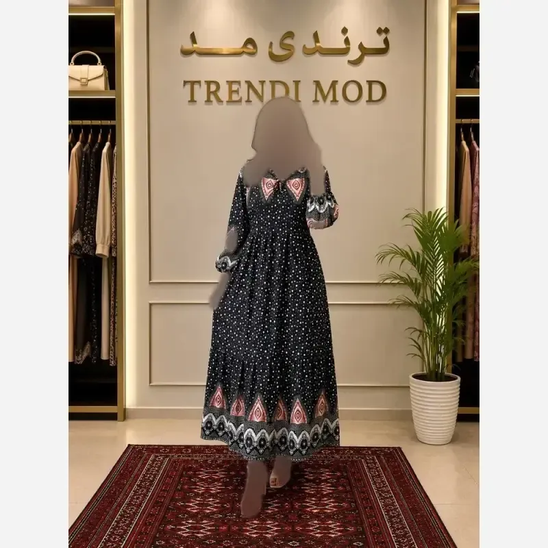 ساحلی نخی طرح توپ توپی فری سایز نرم و راحت