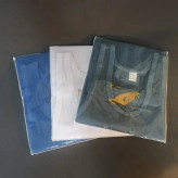 رکابی مردانه پنبهای بسته سه عددی رنگی سایز L تا 2XL