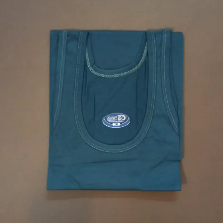 رکابی مردانه پنبهای بسته سه عددی رنگی سایز L تا 2XL