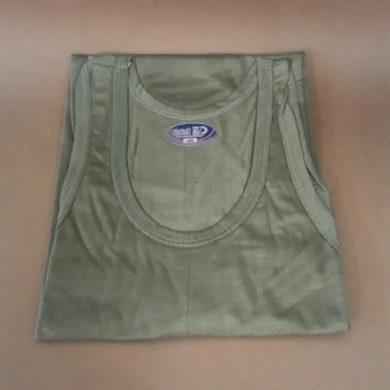 رکابی مردانه پنبهای بسته سه عددی رنگی سایز L تا 2XL