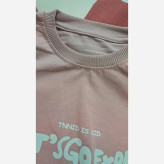 ست تیشرت و شلوارک اسپرت پسرانه و دخترانه مدل let's go جنس پنبه یک رو