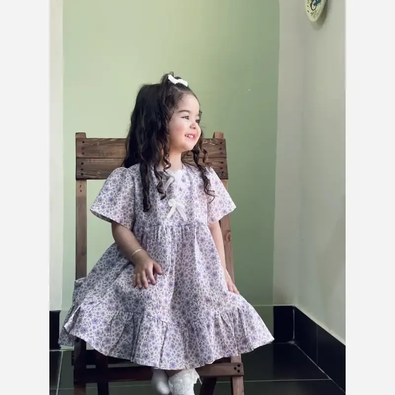 پیراهن عروسکی پفکی دخترانه مدل ترانه سایز 2، 4، 6