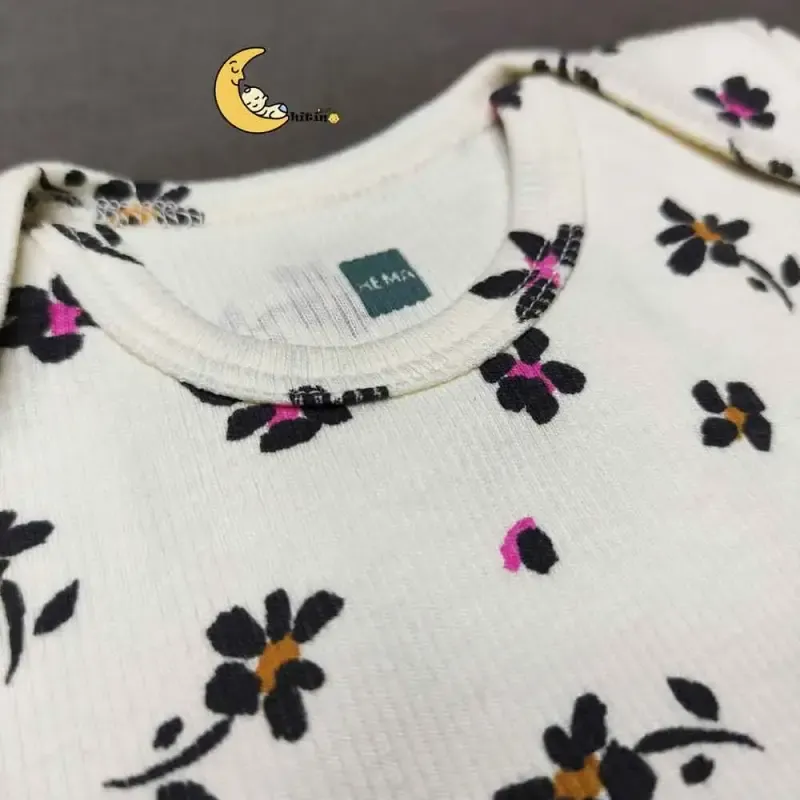 بادی آستین کوتاه کبریتی نوزادی دخترانه برند Hema جنس نخ پنبه وارداتی 3 تا 36 ماه