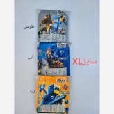 ست تاپ و شورت پسرانه طرح ماینکرفت تمام پنبه