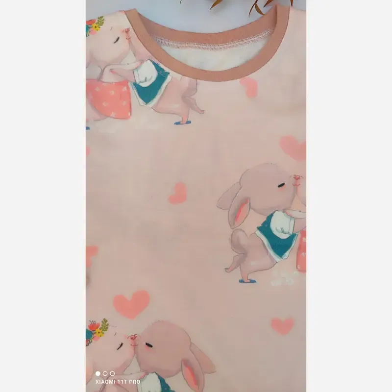 بلوز و شلوار راحتی خرگوش دخترانه سایز 35 و 40 برند sed