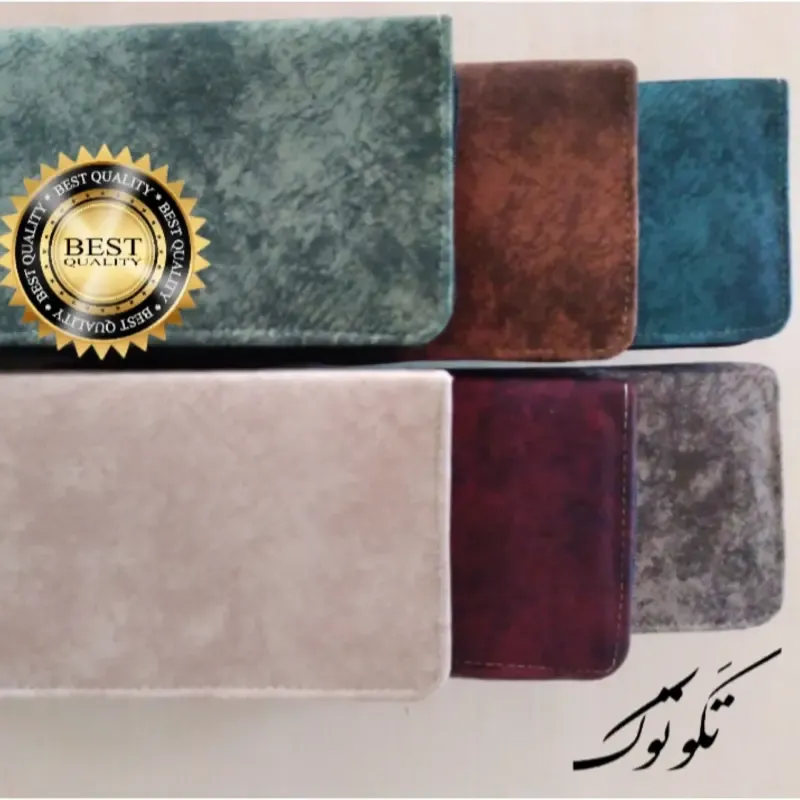 کیف پول و کیف موبایل دستی زنانه رویه چرم خارجی ابعاد 21 در 11 سانتیمتر