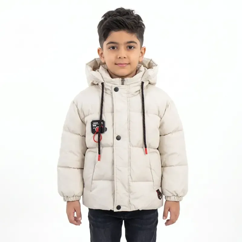 کاپشن پسرانه استخوانی آستر خز پاییزه و زمستانه