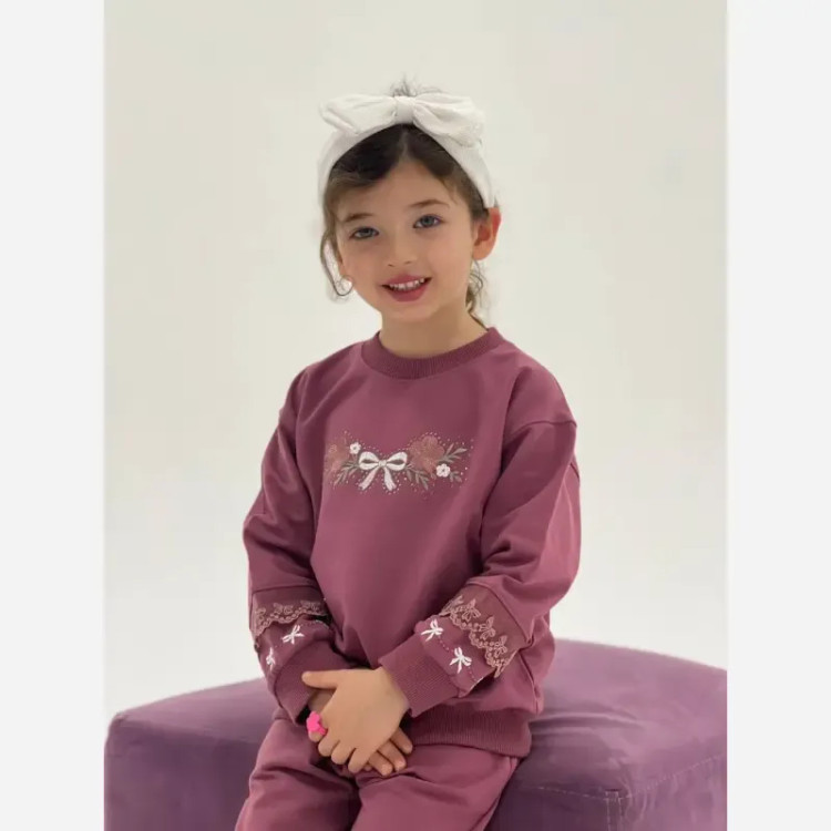 بلوز شلوار دخترانه دورس لاکرا گیپور اعلا سایز 35 تا 50