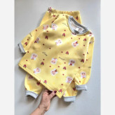 ست لباس راحتی دخترانه تو کرکی گرم مناسب 4 تا 9 سال در سه رنگ