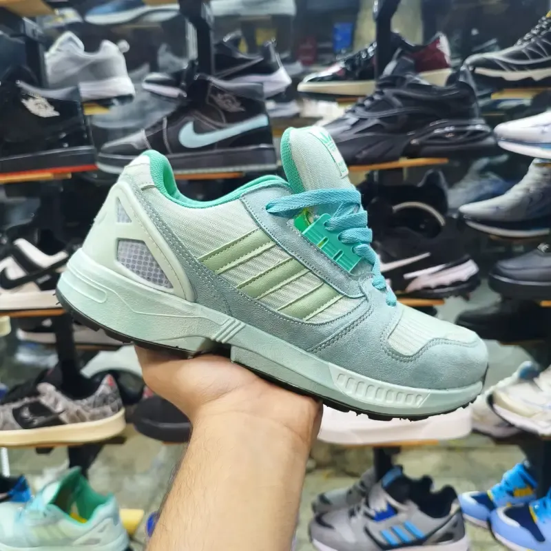 کتونی آدیداس ZX 8000 سبز پستهای مردانه کلاسیک رترو