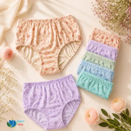 پک 3 عددی شورت نخی زنانه طرح دار سایز XL تا 3XL