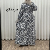 پیراهن فلور بوگاتی مدل ایوبی فری سایز زنانه تا سایز 46 چهارفصل شیک و راحت با کمربند سایه نمیاندازد