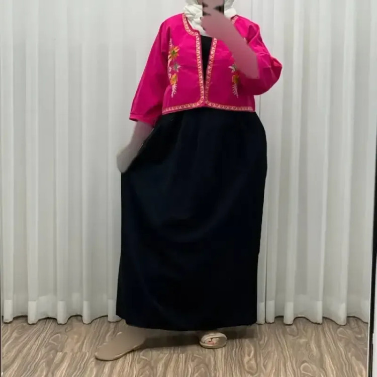کت سارافون لینن مدل یولیا فری سایز زنانه مناسب تا سایز 48 چهارفصل شیک و راحت