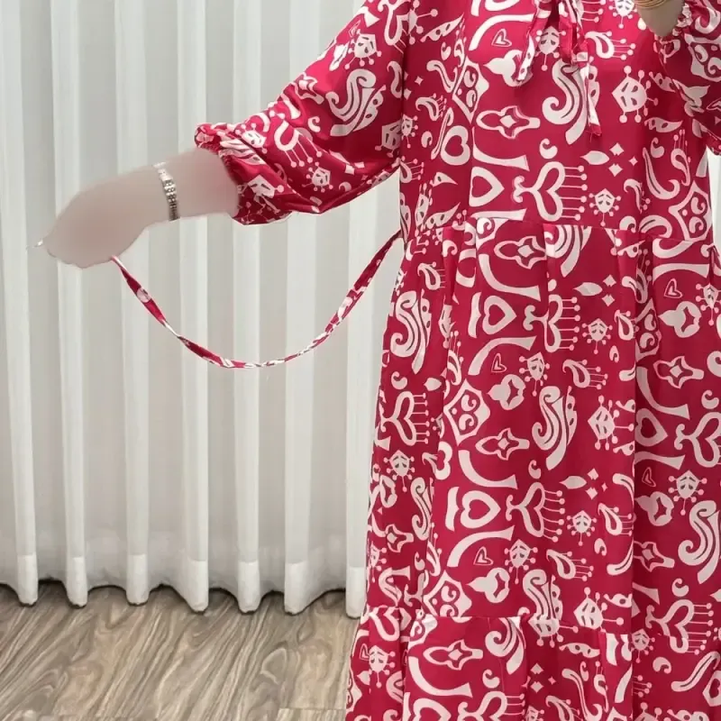 پیراهن ساحلی زنانه مدل دنیا جنس فلور بوگاتی فری سایز مناسب تا 44