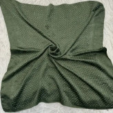 مینی اسکارف مجلسی گارزا نگین دار ابعاد 70 در 70 سانتی متر