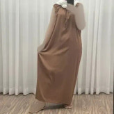 سارافون راحتی زنانه بلند نخی فری سایز مناسب تا سایز 54