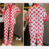 بلوز شلوار ساتن وارداتی زنانه کد 1277 شیک و راحت چهارفصل سایز XL 2XL