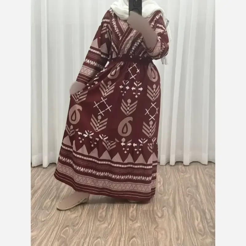 پیراهن ساحلی ترمه آسمانی بوگاتی فری سایز تا 48 شیک و راحت چهارفصل بدون آبرفت و چروک