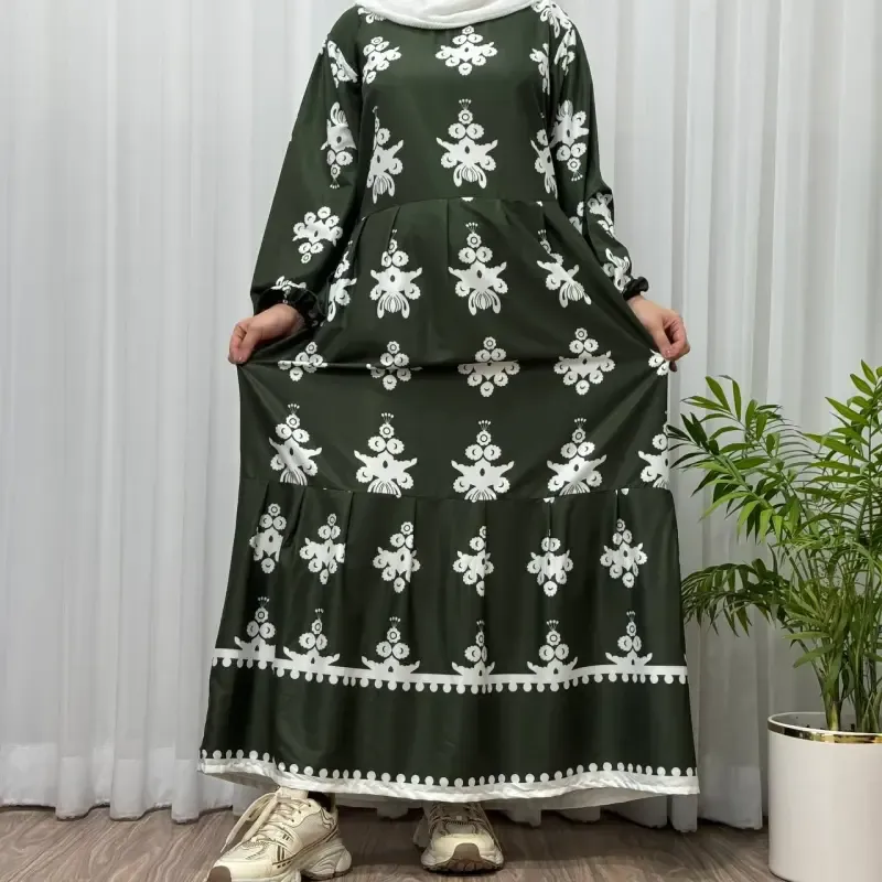 پیراهن ساحلی زنانه بوگاتی فری سایز تا 48 قد 135 چهارفصل شیک و راحت بدون آبرفت و رنگ رفت