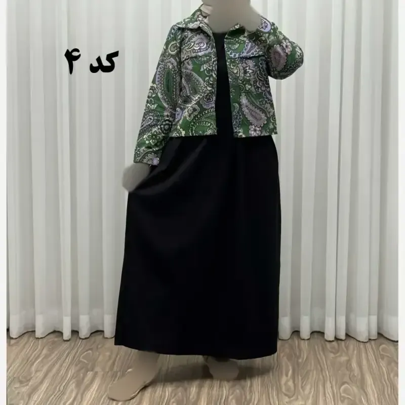 کت سارافون ترمه پاموق کد 1524 فری سایز مناسب تا سایز 46 جنس لینن چهارفصل شیک و راحت