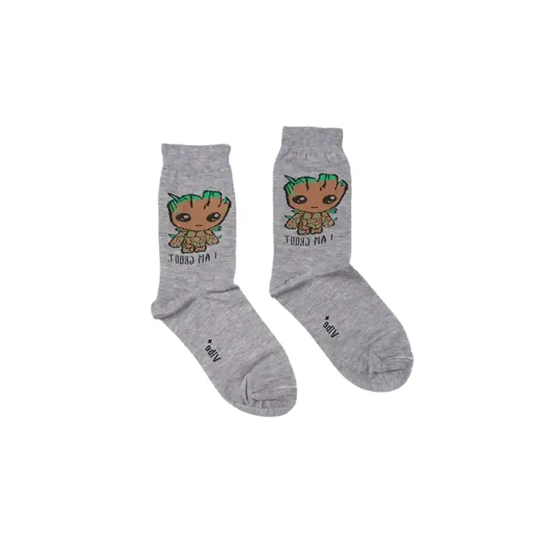جوراب ساقدار نخی طرح درخت GROT فری سایز 36 تا 41