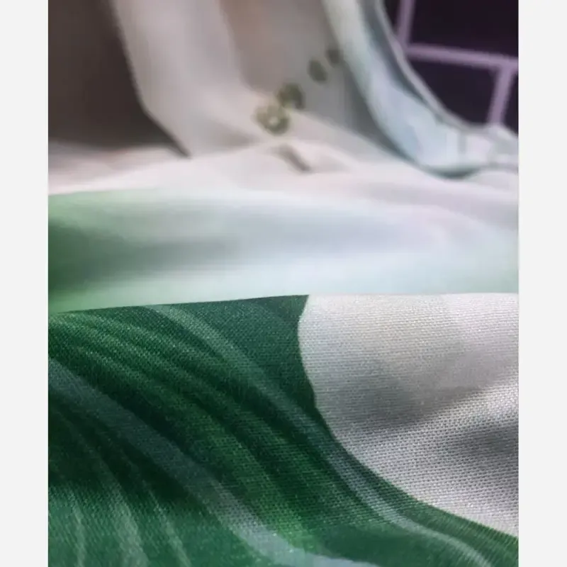 روسری نخ کاستوم قواره 140 طرح شیوا سبز روشن