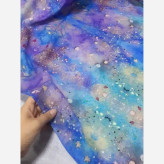 روسری نخی کاستوم طرح ساحل قواره 110