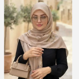روسری مجلسی نخ کاستوم قواره 140 طرح نبات