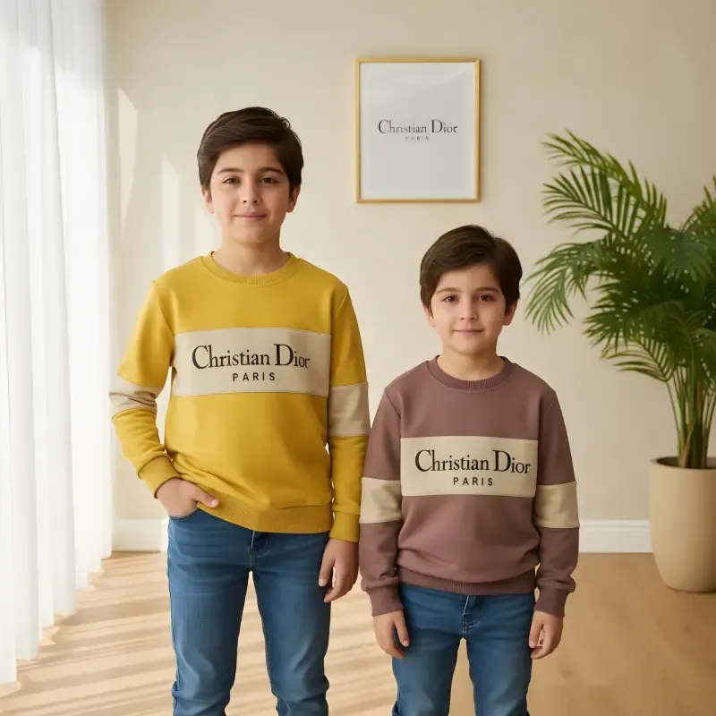 بلوز پسرانه مجلسی پنبه دورس کشباف مناسب 2 تا 10 سال
