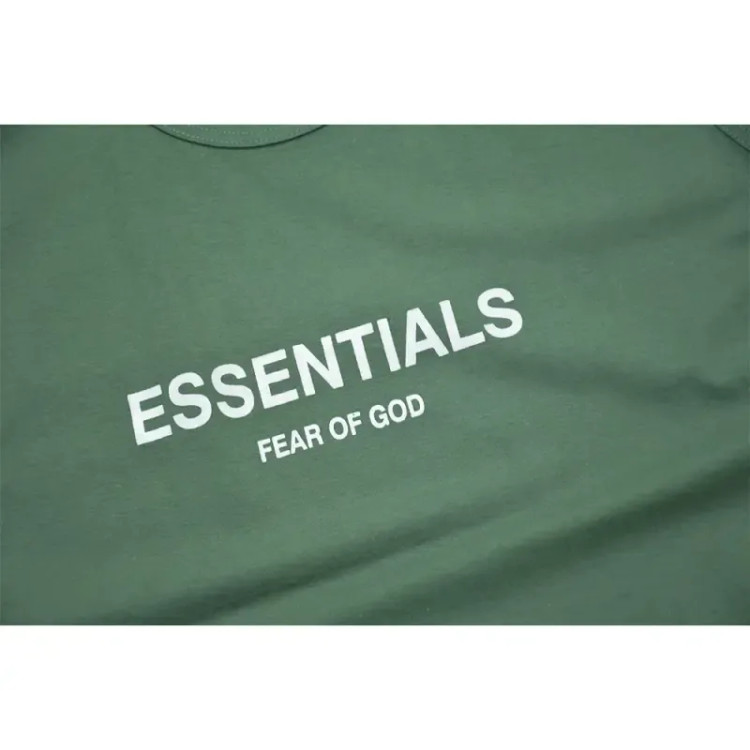 ست تاپ شلوارک مردانه ESSENTIALS پنبه ای بهار و تابستان