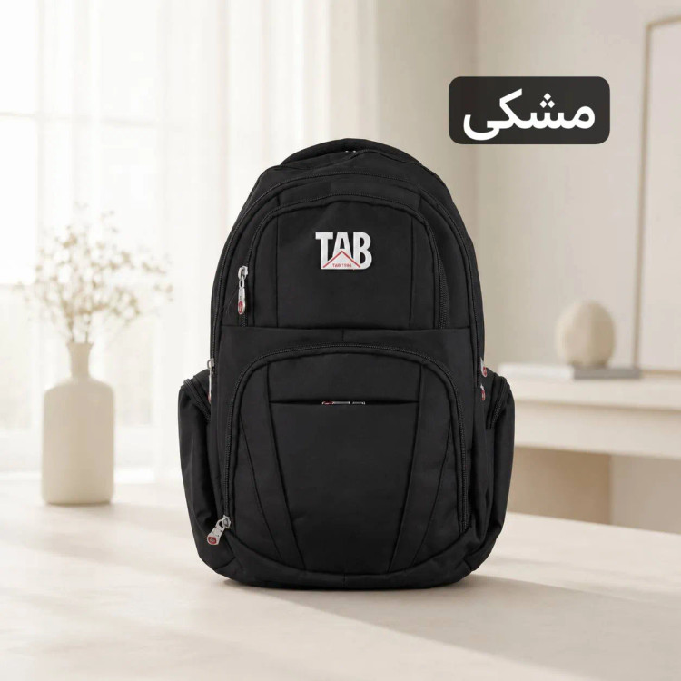 کوله پشتی برزنت مدرسه و دانشگاه مناسب لپ تاپ ابعاد 48 در 39 سانتیمتر