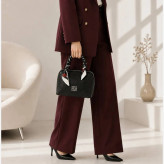 کیف زنانه چرم مصنوعی روزمره و رسمی مدل سه بند