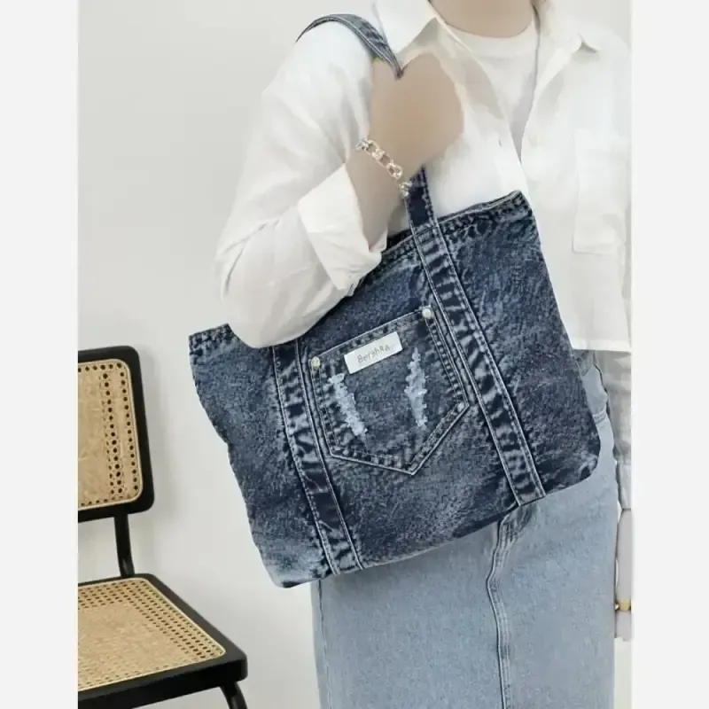 کیف جین زنانه لی خارجی درجه یک ابعاد 38 در 30 سانت