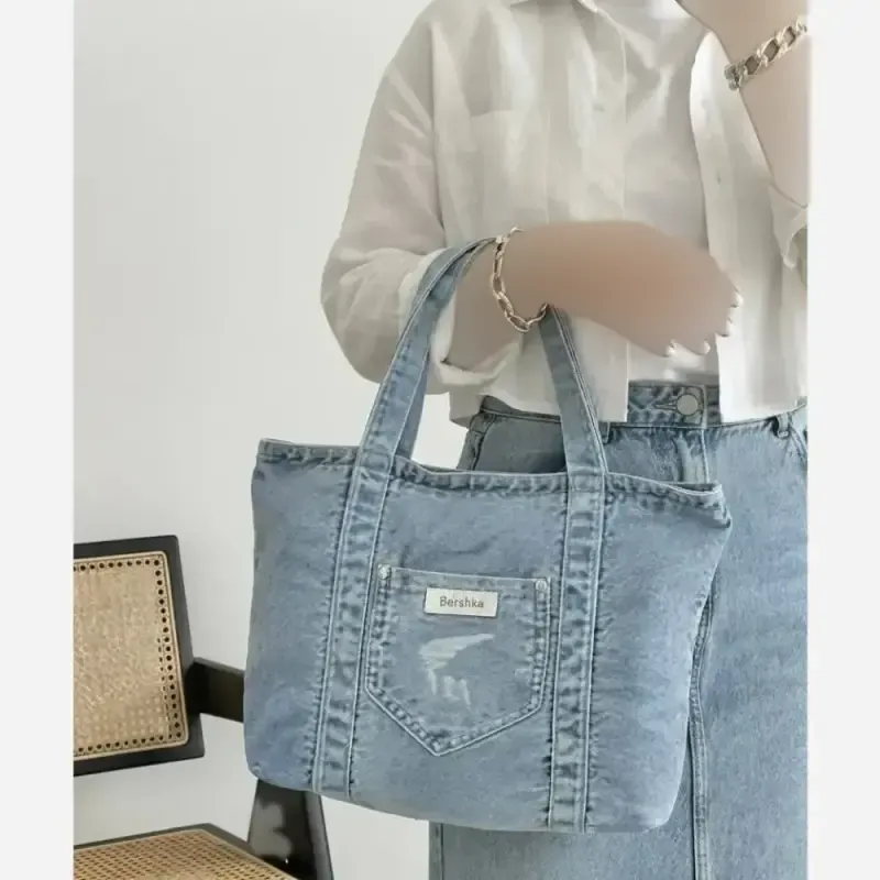 کیف جین زنانه لی خارجی درجه یک ابعاد 38 در 30 سانت