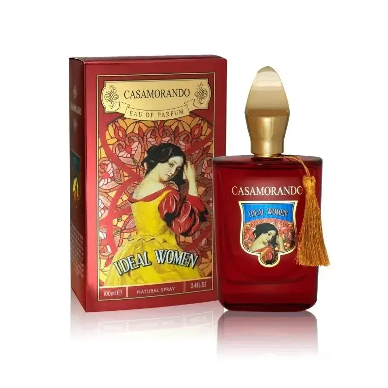 عطر زنانه فرگرنس ورد مدل کازاموراتی بوکت آیدل قرمز ادوپرفیوم حجم 100 میل طبع گرم و شیرین شرقی چوبی