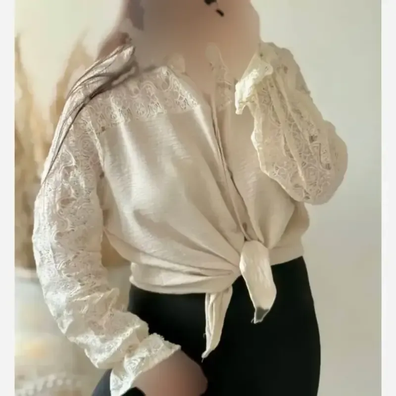 شومیز مجلسی زنانه مدل آیسو جنس کرسپو دانتل اعلاء فری سایز
