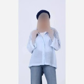 شومیز حریر شیشه ای زنانه فری سایز رنگبندی متنوع