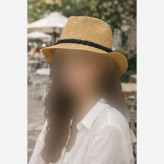 کلاه حصیری وارداتی فریسایز لبه 4 سانت