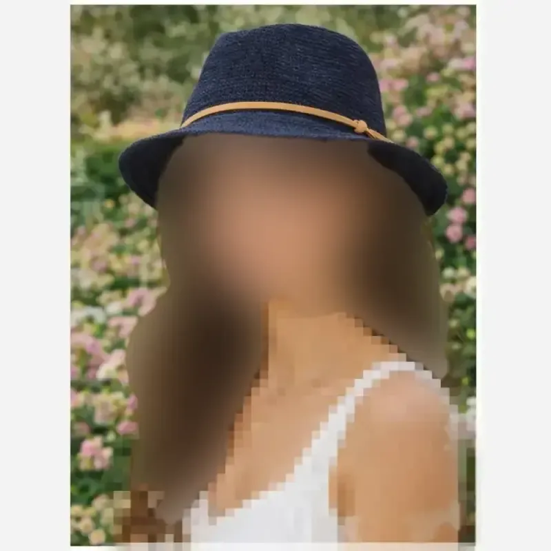 کلاه طرح حصیری وارداتی فریسایز زنانه