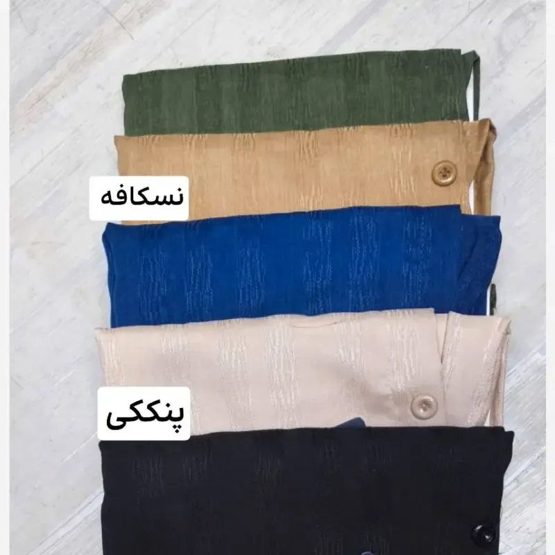 مانتو نگین دوزی صحرا جنس شانتون طرح درختی فری سایز