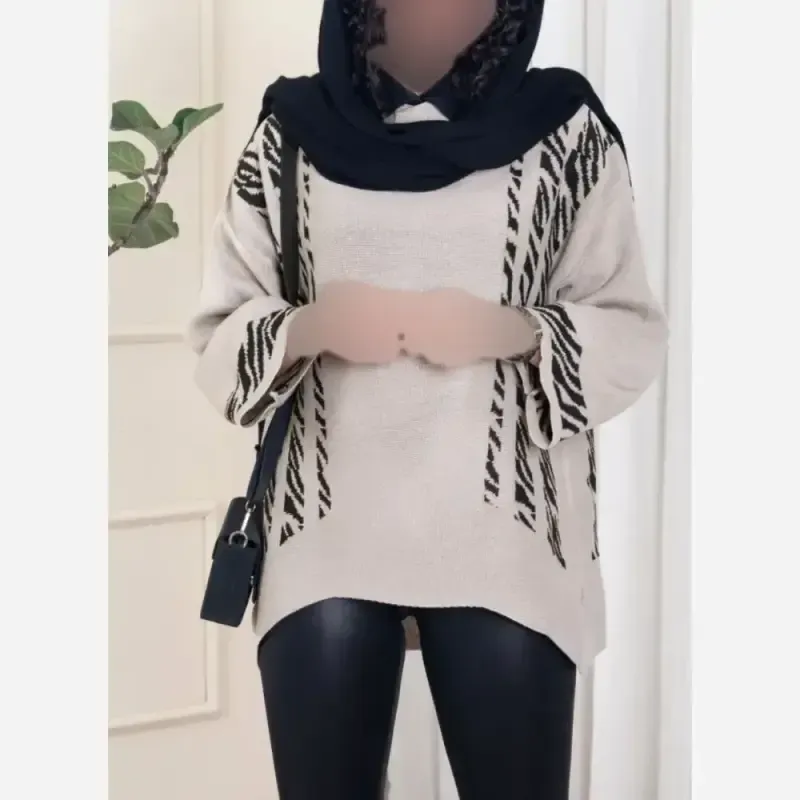 تونیک بافت مزونی زنانه نخ آکریل فری سایز 38 تا 46 رنگبندی متنوع