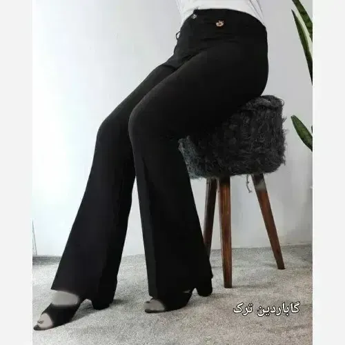 شلوار دمپا بوتکات کرپ گاباردین زنانه سایز 40 تا 52